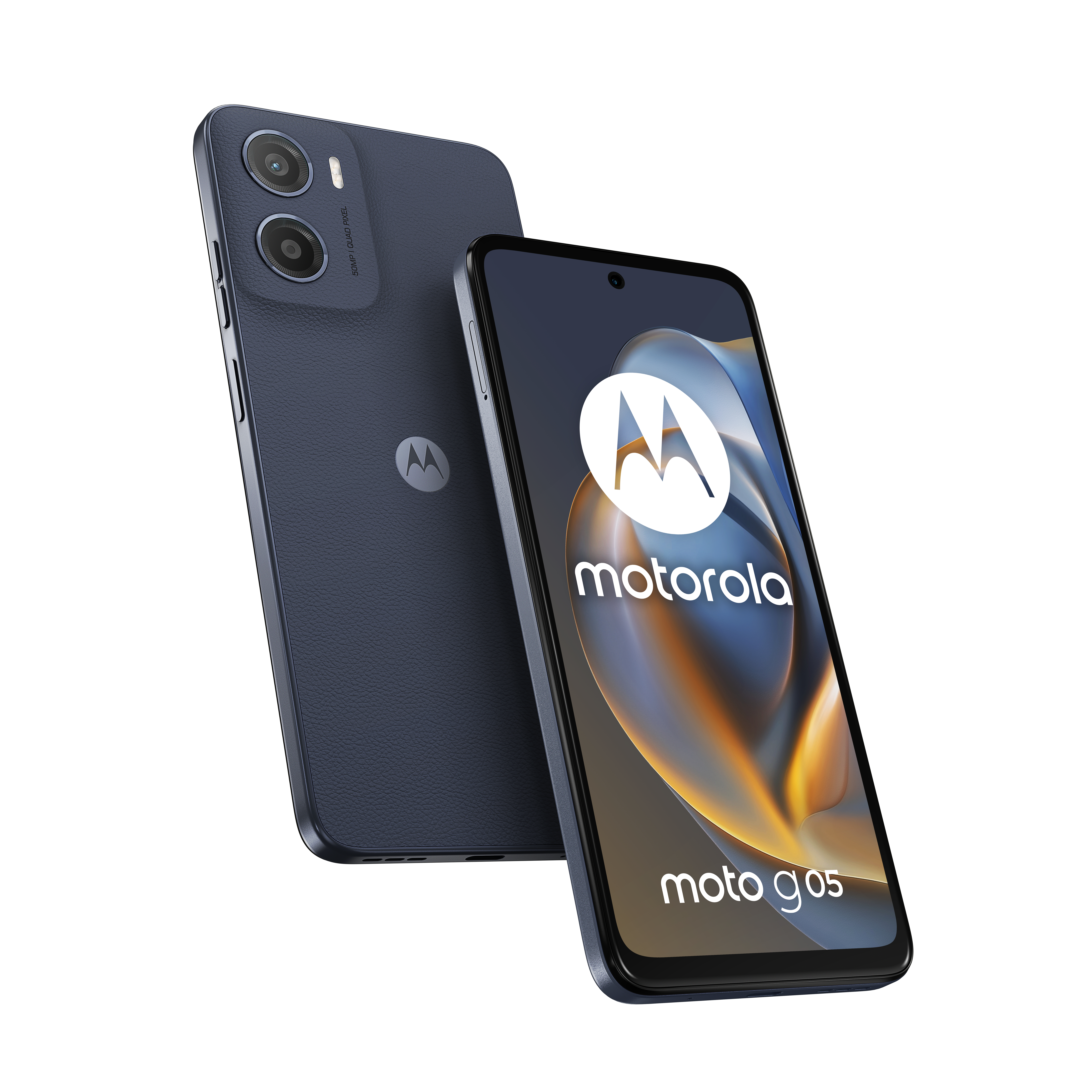 Smartphone Moto G05 128GB 4GB RAM Dual SIM Denim Blue "PB6L0054PL" (timbru verde 0.45 lei)