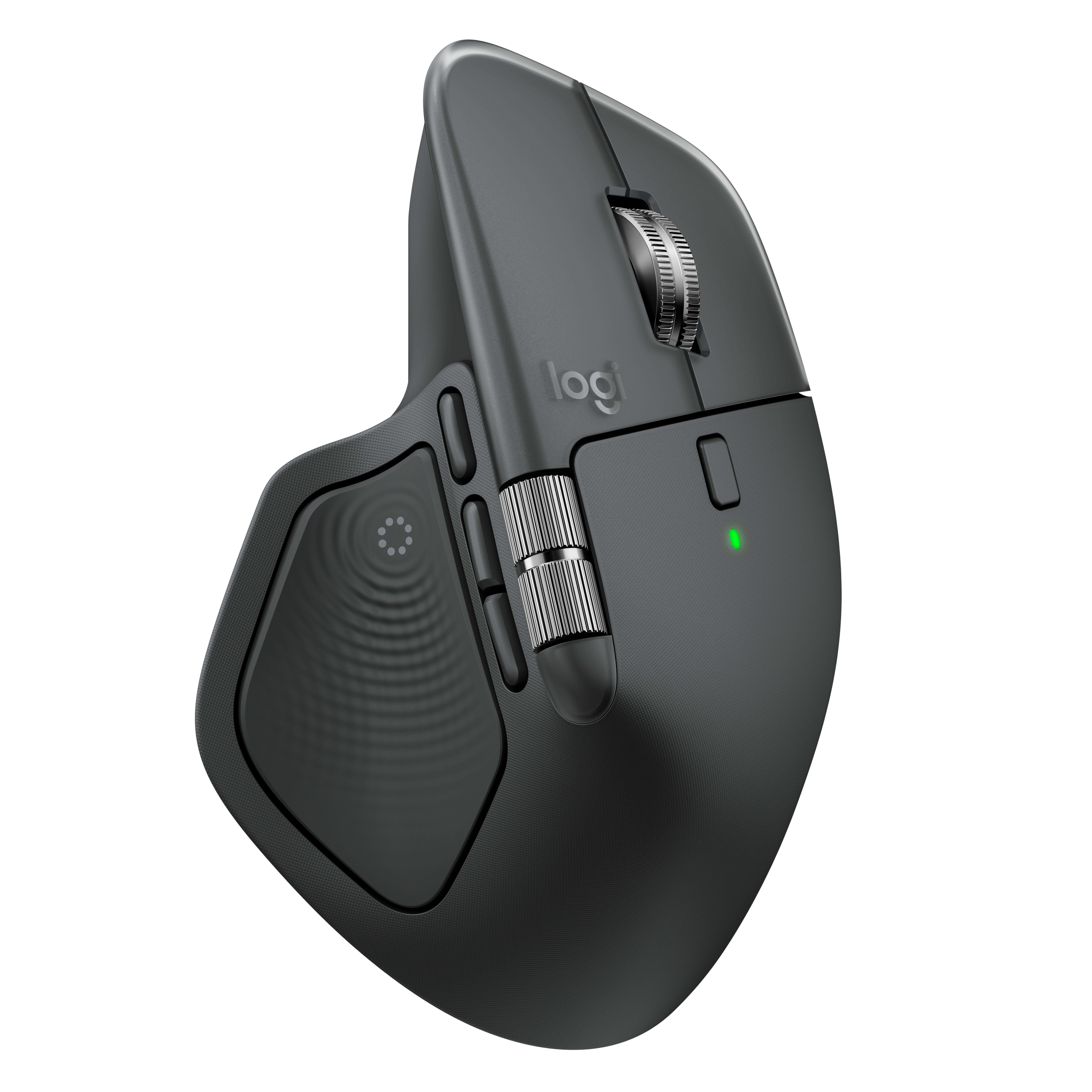 Mouse Wireless MX Master 4, Silent, USB, BT, Graphite "910-007562" (timbru verde 0.18 lei)