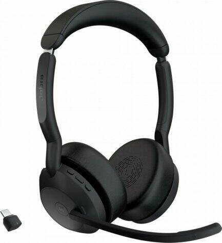JABRA Evolve2 55 Link380c MS Stereo "25599-999-899" (timbru verde 0.8 lei)