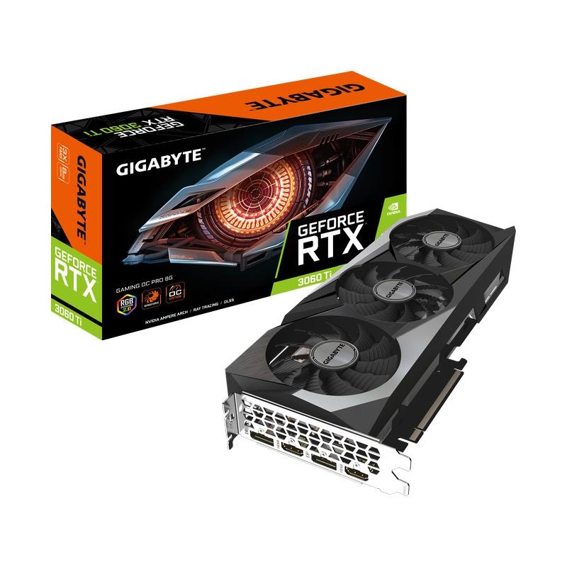 Gigabyte RTX 3060 Ti Gaming PRO OC 3 LHR, "N306TGAMOC PRO-8G3"