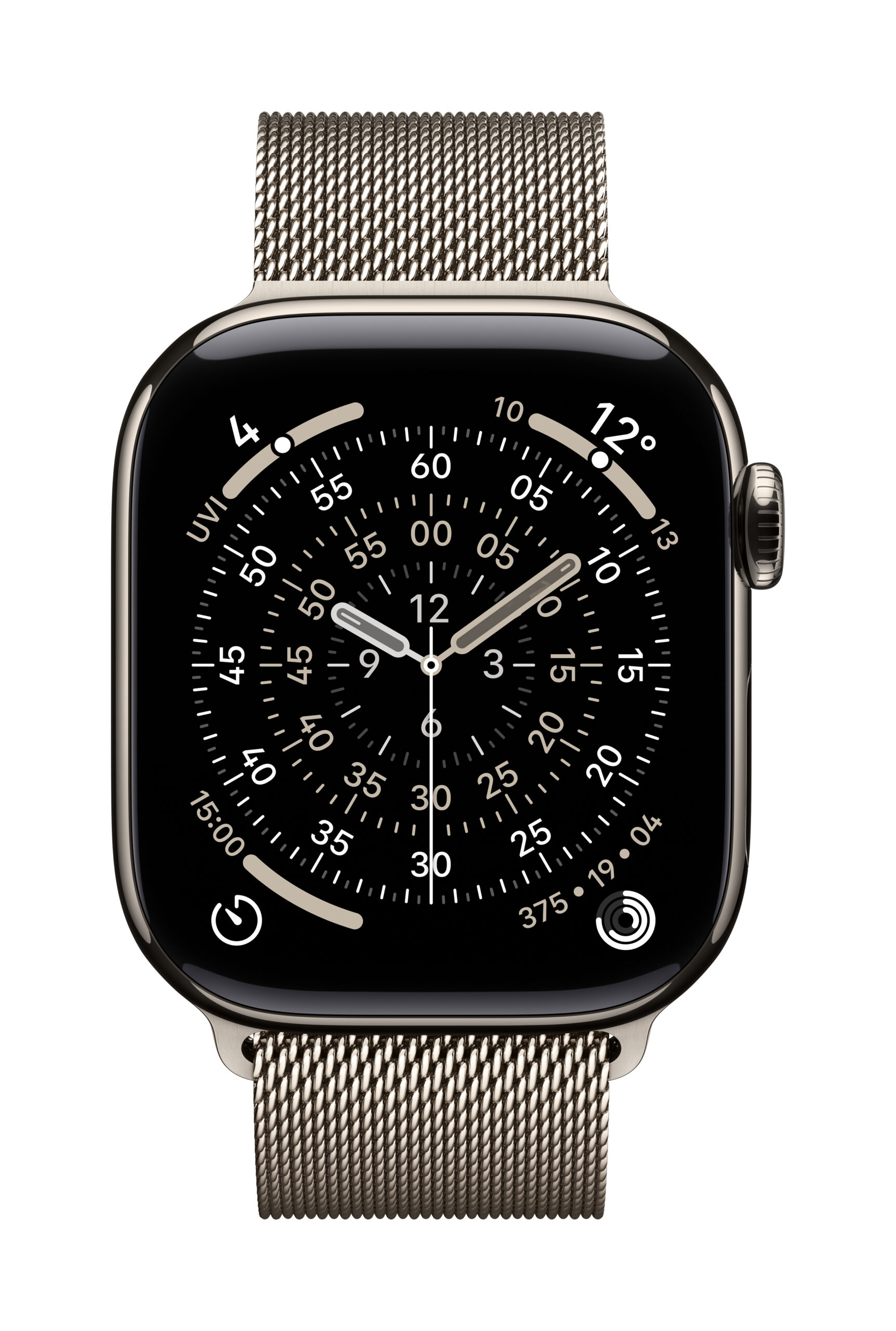 AW BAND 42MM MILANESE NATURAL "MGHY4ZM/A"