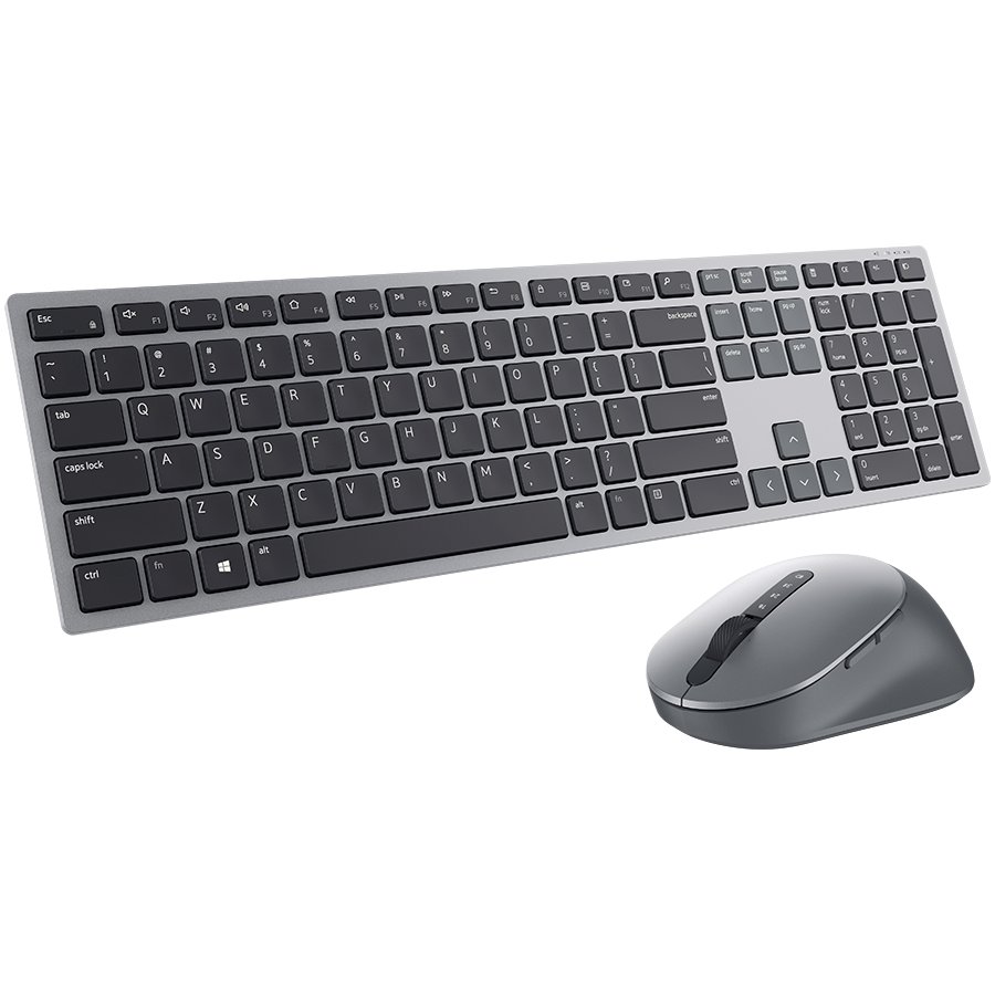 Dell Premier Multi-Device Wireless Keyboard and Mouse - KM7321W - US International (QWERTY), "580-AJQJ-05" (timbru verde 0.8 lei)