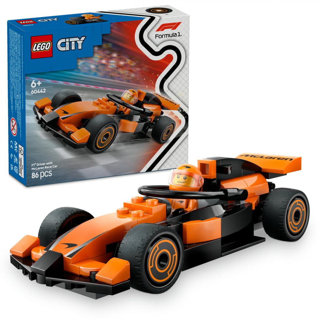 PILOT F1,MASINA CURSE MCLAREN,LEGO 60442 "LEGO60442"