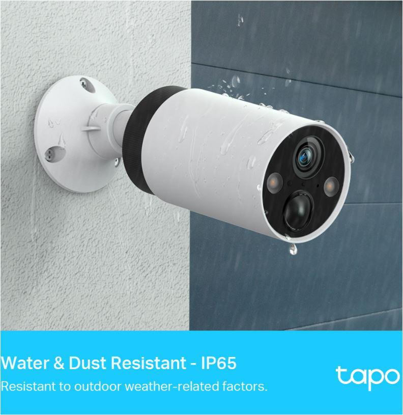 CAMERA IP Exterior TP-LINK, Set 1 buc + HUB, IP66, dist. IR 15 m, tip lentila fixa 3.15 mm, 3 Mpx rezolutie 2K, RJ-45 + wireless, mic, plastic, slot SD card, "Tapo C420S1" (timbru verde 0.8 lei)