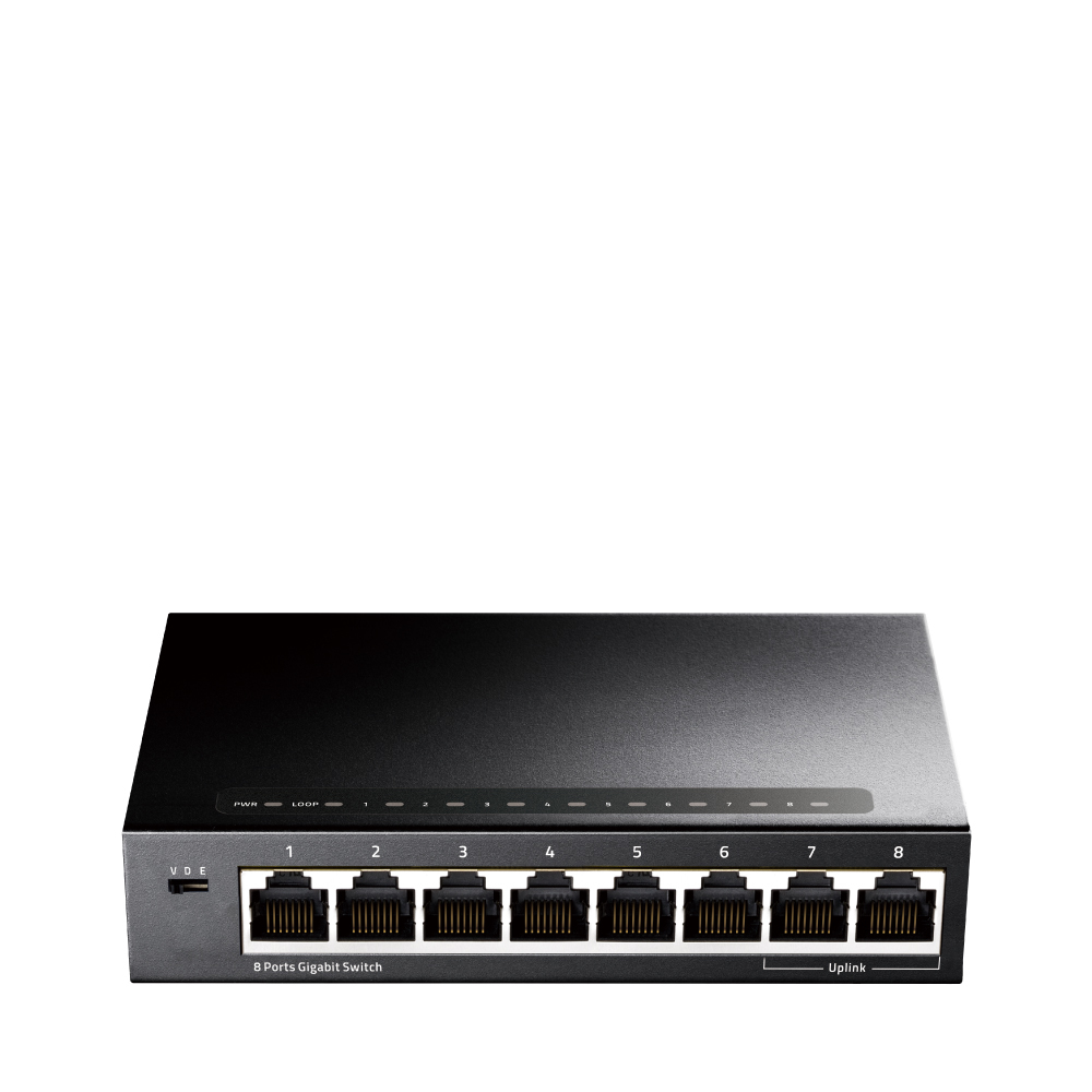 CUDY 8-Port Gigabit Metal Switch "GS108" (timbru verde 2 lei)