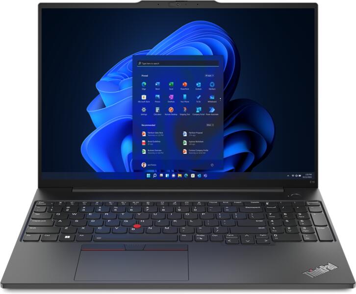 LENOVO ThinkPad E16 G1 AMD Ryzen 7 7730U 16inch WUXGA AG 16GB 512GB SSD M.2 UMA 2X2AX + BT FPR NOOS 3Y CCI "21JT0017RI" (timbru verde 3.5 lei