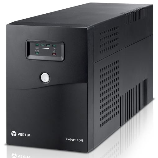 UPS Vertiv "LIEBERT itON", Line int., mini Tower, 900 W, AVR, IEC x 3 | Schuko x 3, LED, "LI32141CT20" (timbru verde 11 lei)