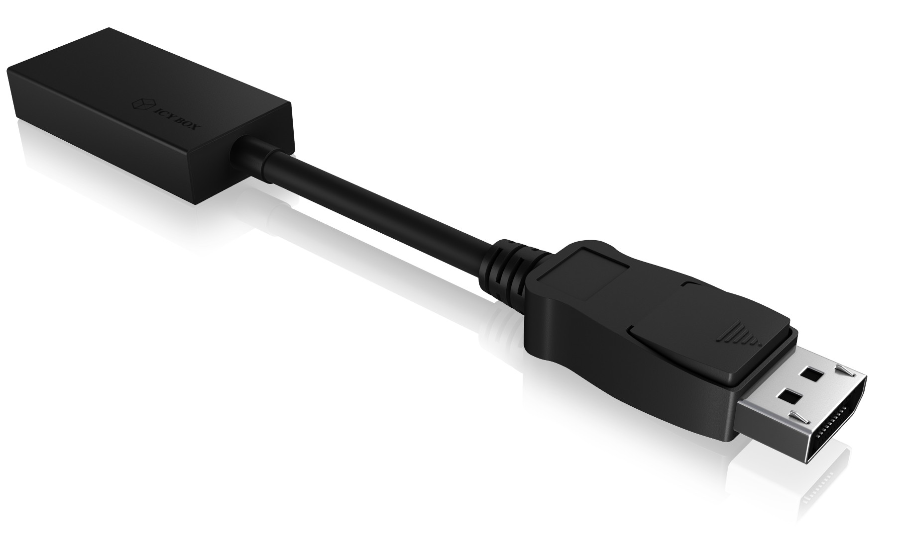 CABLU video Icy Box DP 1.2 la HDMI, 4K (3840x2160) la 60 Hz, negru, "IB-AC508A" (timbru verde 0.08 lei)