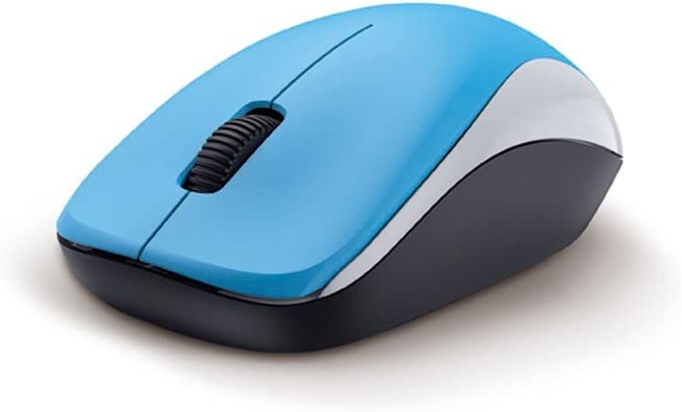 MOUSE Genius, "NX-7000", PC sau NB, wireless, 2.4GHz, optic, 1200 dpi, butoane/scroll 3/1, , albastru, "31030027402" (timbru verde 0.18 lei)