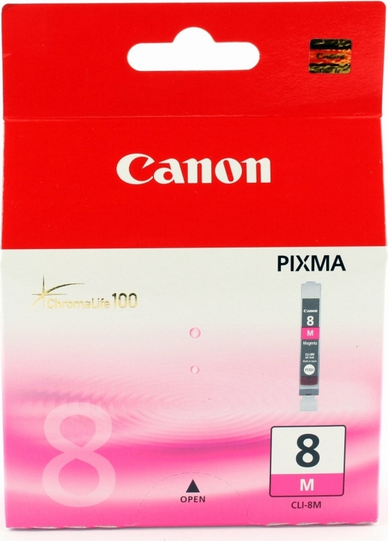 Cartus Cerneala Original Canon Magenta, CLI-8M, pentru IP4200, , (timbru verde 0.15 lei), "BS0622B001AA"
