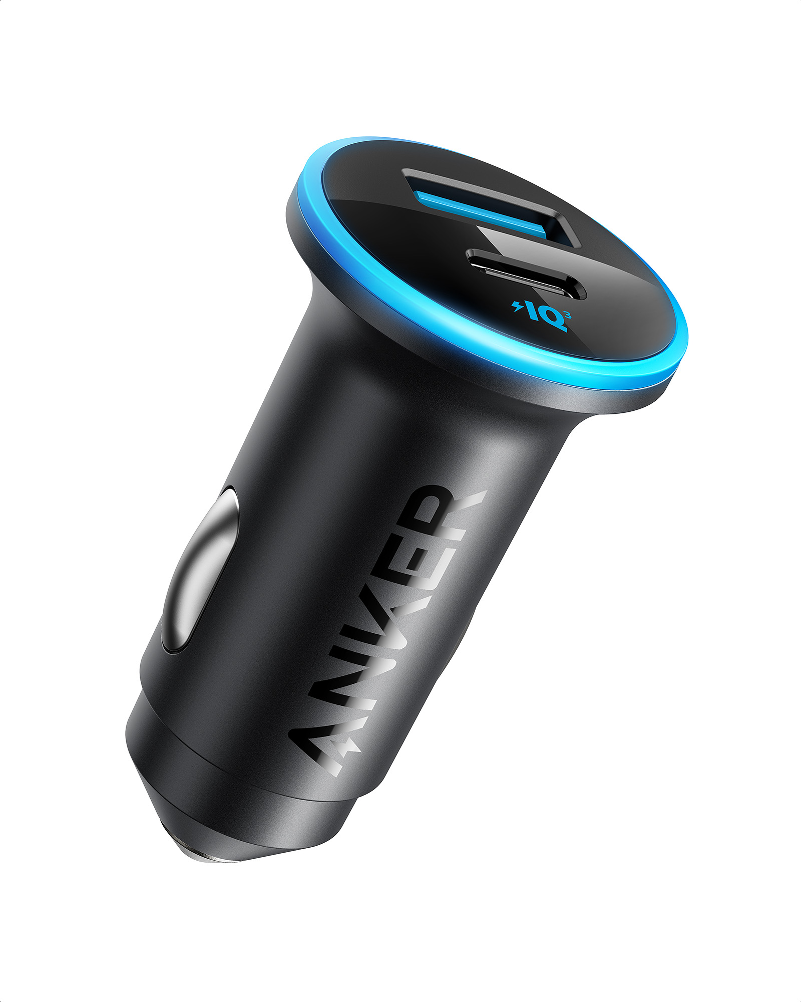 INCARCATOR auto Anker "325" 53W, PowerIQ, 1 x USB Type-C, 1 x USB, negru, "A2735G11" (timbru verde 0.18 lei) - 0194644139001