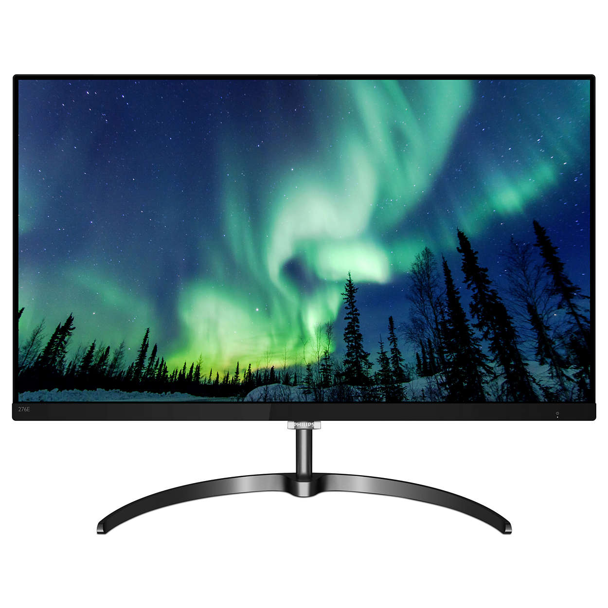 MONITOR PHILIPS 27", home, office, IPS, 4K UHD (3840 x 2160), Wide, 350 cd/mp, 5 ms, HDMI x 2, DisplayPort, "276E8VJSB/00" (timbru verde 7 lei)