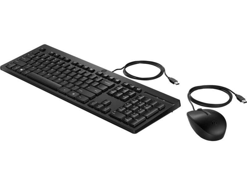 KEYBOARD +MOUSE USB 225/COMBO 286J4AA HP, "286J4AA" (timbru verde 0.8 lei)