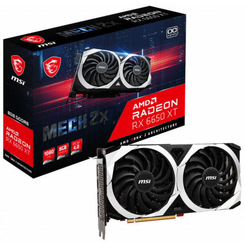 MSI Radeon RX 6650 XT MECH 2X 8G OC/DPx3/HDMI/ATX, "RADEON RX 6650 XT MECH 2X 8G OC"