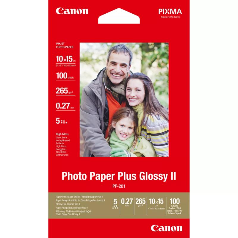 Hartie foto inkjet CANON,  PP-201, normal, 10x15cm, , 100coli, "2311B072AA"