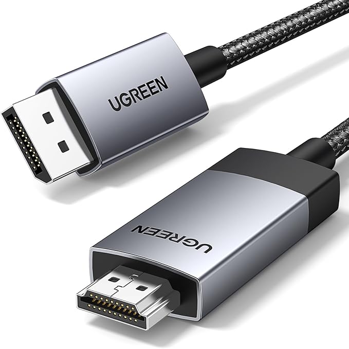 CABLU video Ugreen, "DP119" DP (T) la HDMI (T) 4K la 60Hz, lungime 3m, negru "25491" (timbru verde 0.08 lei) - 6941876224913
