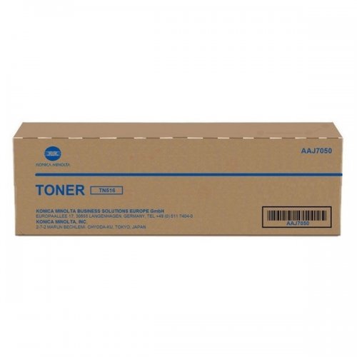 Toner Original Konica-Minolta Black, TN-516BK, pentru Bizhub 458e| Bizhub 558e|Bizhub 658e, 31.2K, (timbru verde 1.2 lei) , "AAJ7050"