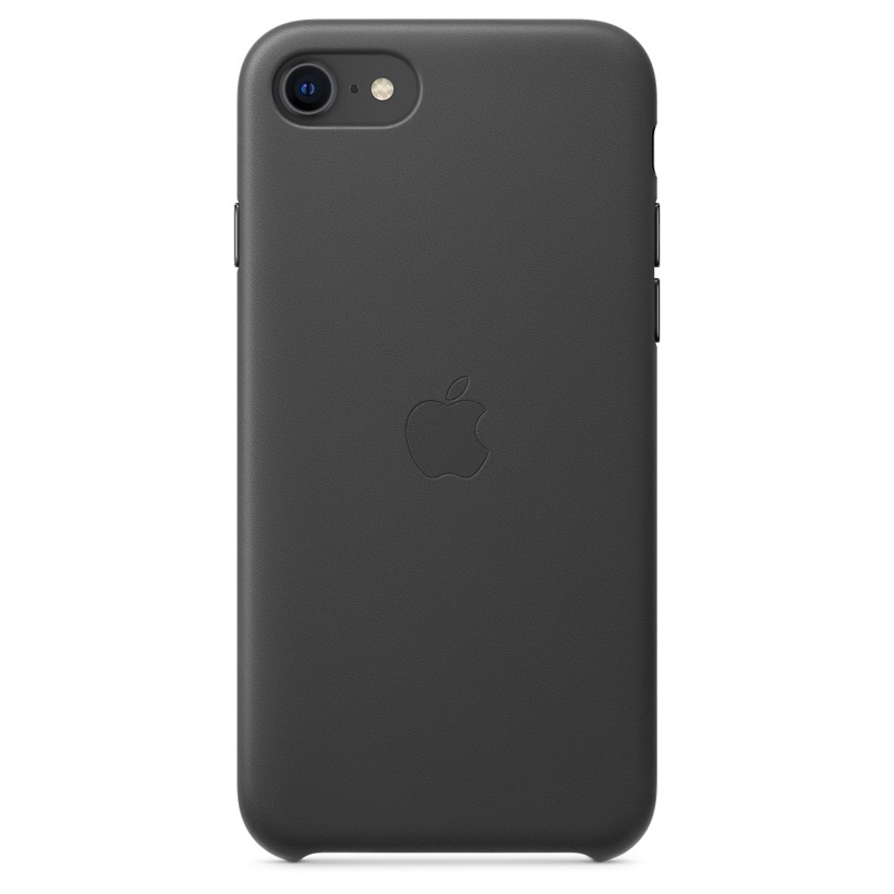 HUSA Smartphone Apple, pt iPhone SE2, tip back cover (protectie spate), piele, ultrasubtire, negru, "mxym2zm/a"