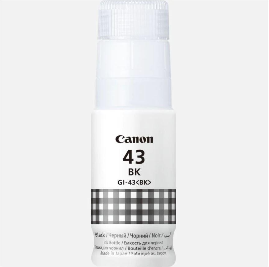 Cartus Cerneala Original Canon Black, GI-43BK, pentru Pixma G540|G640, 3.7K, (timbru verde 0.15 lei), "4698C001AA"