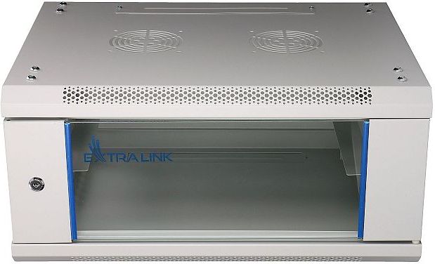 EXTRALINK EX.8536 4U 600X450 WALL-MOUNTED RACKMOUNT CABINET GREY, "EX.8536"