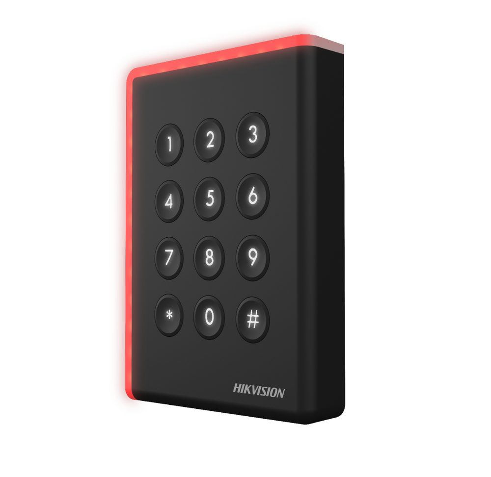 CITITOR CARD CU TASTATURA EM 125 KHZ, "DS-K1108AEK" (timbru verde 0.18 lei)