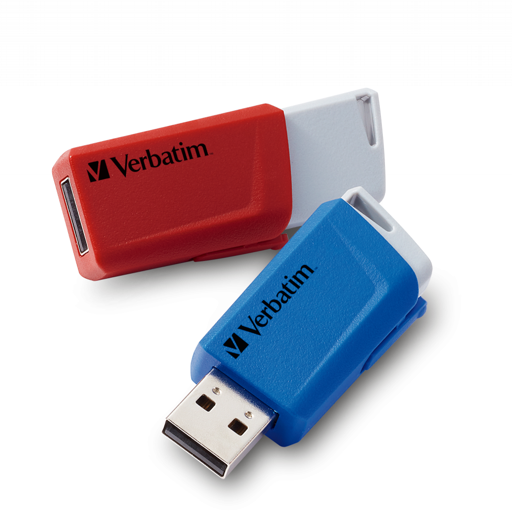 MEMORIE USB VERBATIM StoreNClick 2X32GB USB 3.0 ROSU/NEGRU "49308" (TIMBRU VERDE 0.03 LEI)