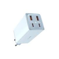 INCARCATOR RETEA Baseus GaN6 Pro,QC 100W,2xUSB Type-C Output 5V/3A,2xUSB (include cablu USB Type-C la USB Type-C de 100W),albastru"P10162705312-00" (timbru verde 0.18 lei)-6932172644482