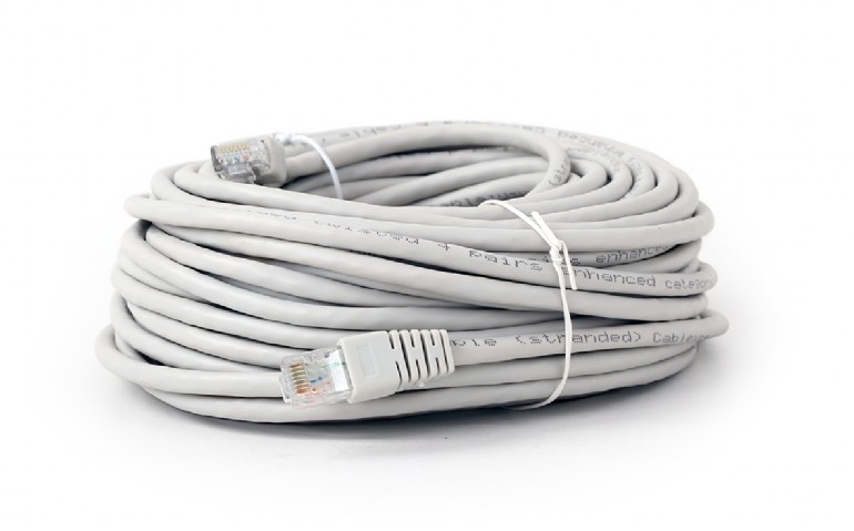 PATCH CORD UTP GEMBIRD Cat6, cupru-aluminiu, 20 m, gri, AWG26, "PP6U-20M" (timbru verde 0.8 lei)