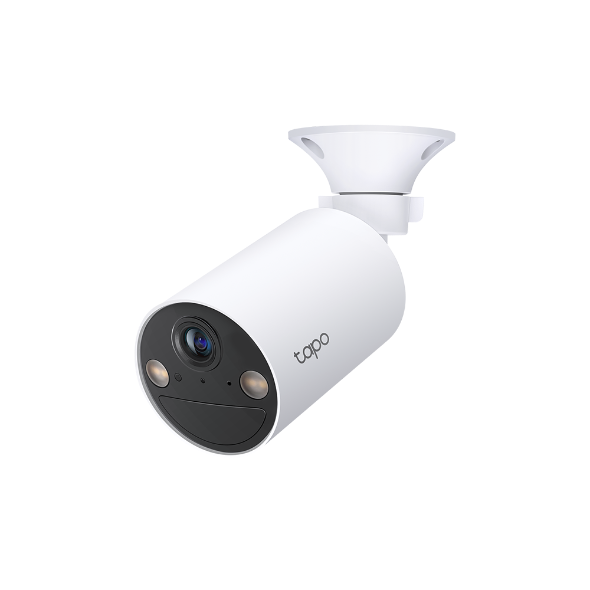 CAMERA IP Exterior cu acumulatori TP-LINK, IP66, dist. IR 15 m, tip lentila fixa 3.15 mm, 3 Mpx rezolutie 2K, RJ-45 + wireless, microfon, carcasa plastic, "Tapo C410" (timbru verde 0.8 lei)