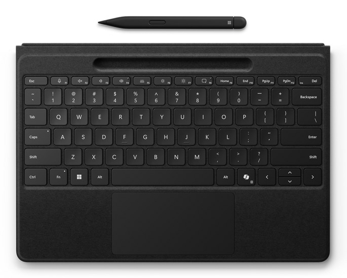 MS Surface Pro Flex Keyboard with Slim Pen CM SC Black Eng Int Copilot Key PRO 10/11 "Y8U-00008" (timbru verde 0.8 lei)