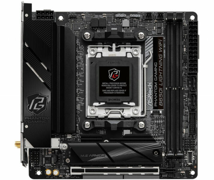 Placa de baza Lightning WiFi - AM5 mITX HDMI- DDR5 "90-MXBMP0-A0UAYZ"