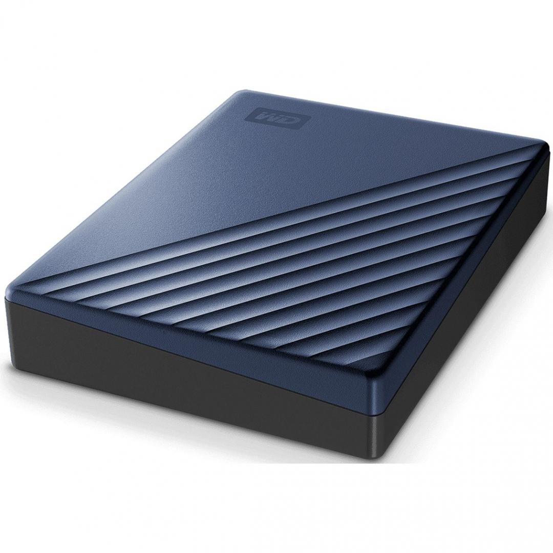 HDD extern WD Mt Passport ultra, 5 TB, 2.5 inch, USB Type C, "WDBFTM0050BBL-WESN" (timbru verde 0.18 lei)