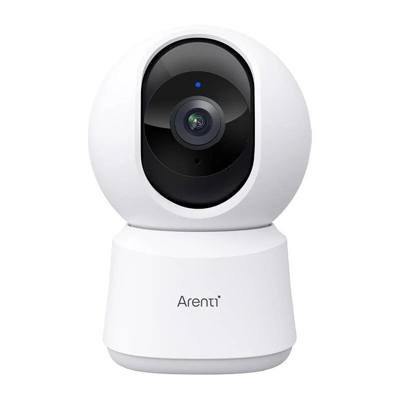 Camera supraveghere Arenti, 2.5K, 4 MP, mini, wireless 2.4 GHz, 5 GHz, stocare in cloud optional, card MicroSD max 128 GB, interior, audio bidirectional, compatibil Alexa si Google Assistant, 355grade pan si tilt, "P2Q" (timbru verde 0.8 lei)