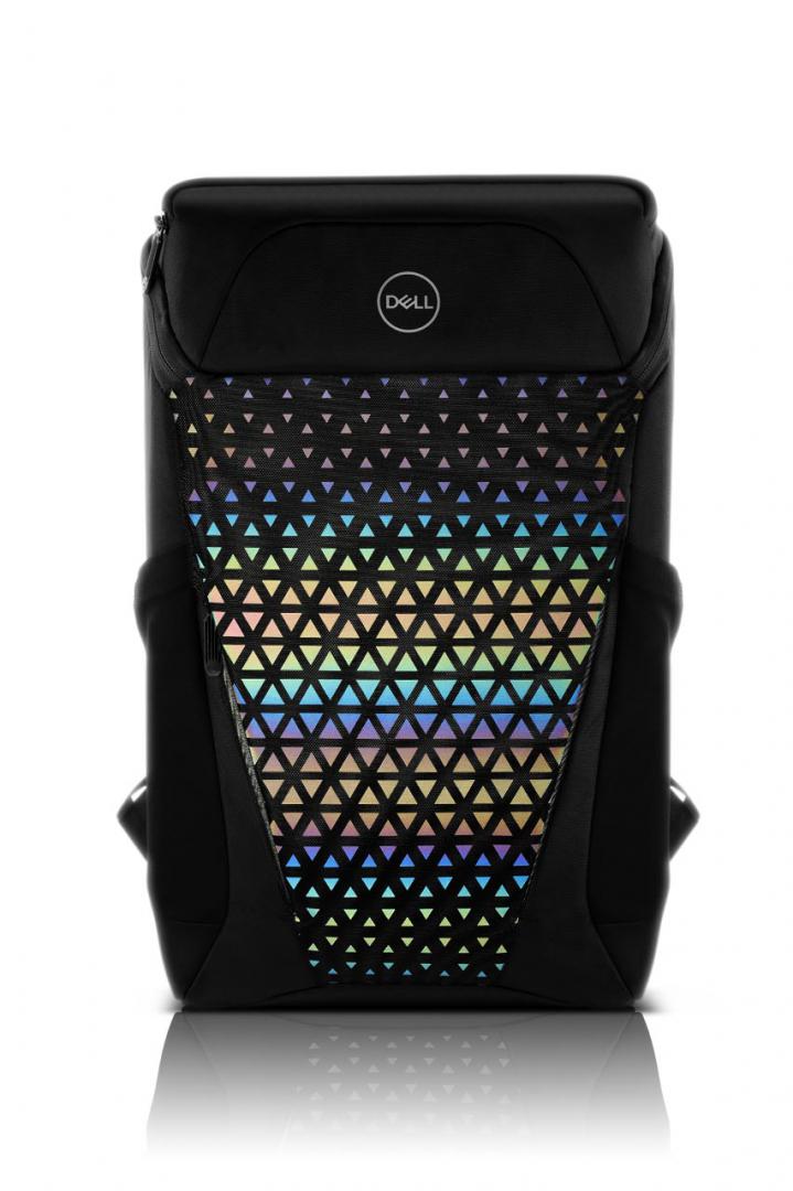 RUCSAC DELL, pt. notebook de max. 17 inch, 1 compartiment, buzunar frontal | buzunar lateral x 2, waterproof, poliester, negru / multicolor, "460-BCYY"
