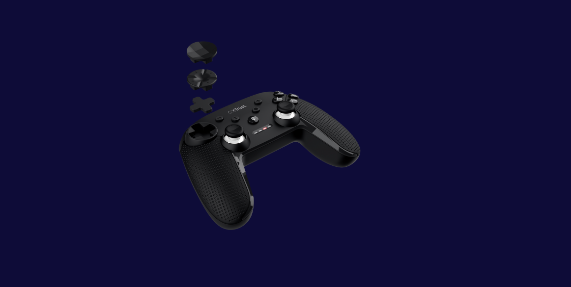 Controller Trust GXT WS 542 Muta, negru "TR-24790" (timbru verde 0.8 lei)