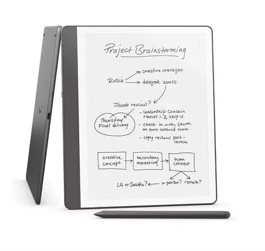 eBook Reader Kindle Scribe (2025) 10.2" 64GB with Premium Pen Grey "BOCZ9T8H8N" (timbru verde 0.9 lei)
