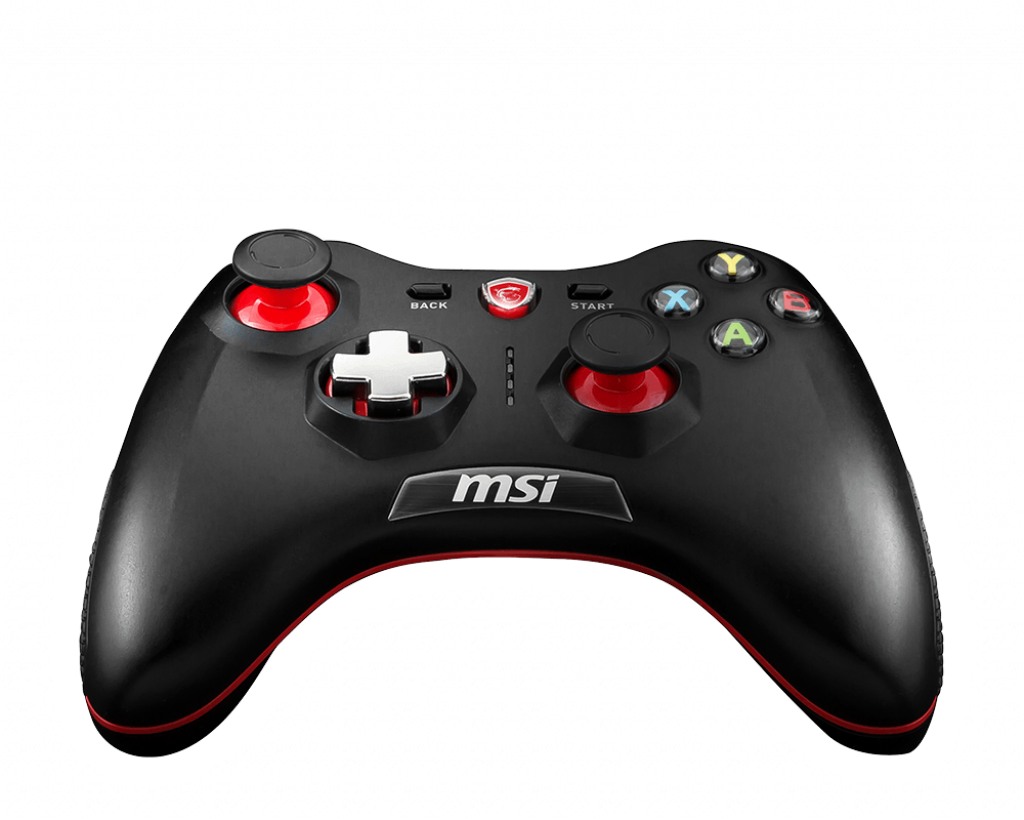 MSI Force GC30 Wireless / Wired Game Controller with changeable D Pads. USB 2m Cable Supports PC PS3. Android, "FORCE GC30" (timbru verde 0.8 lei)