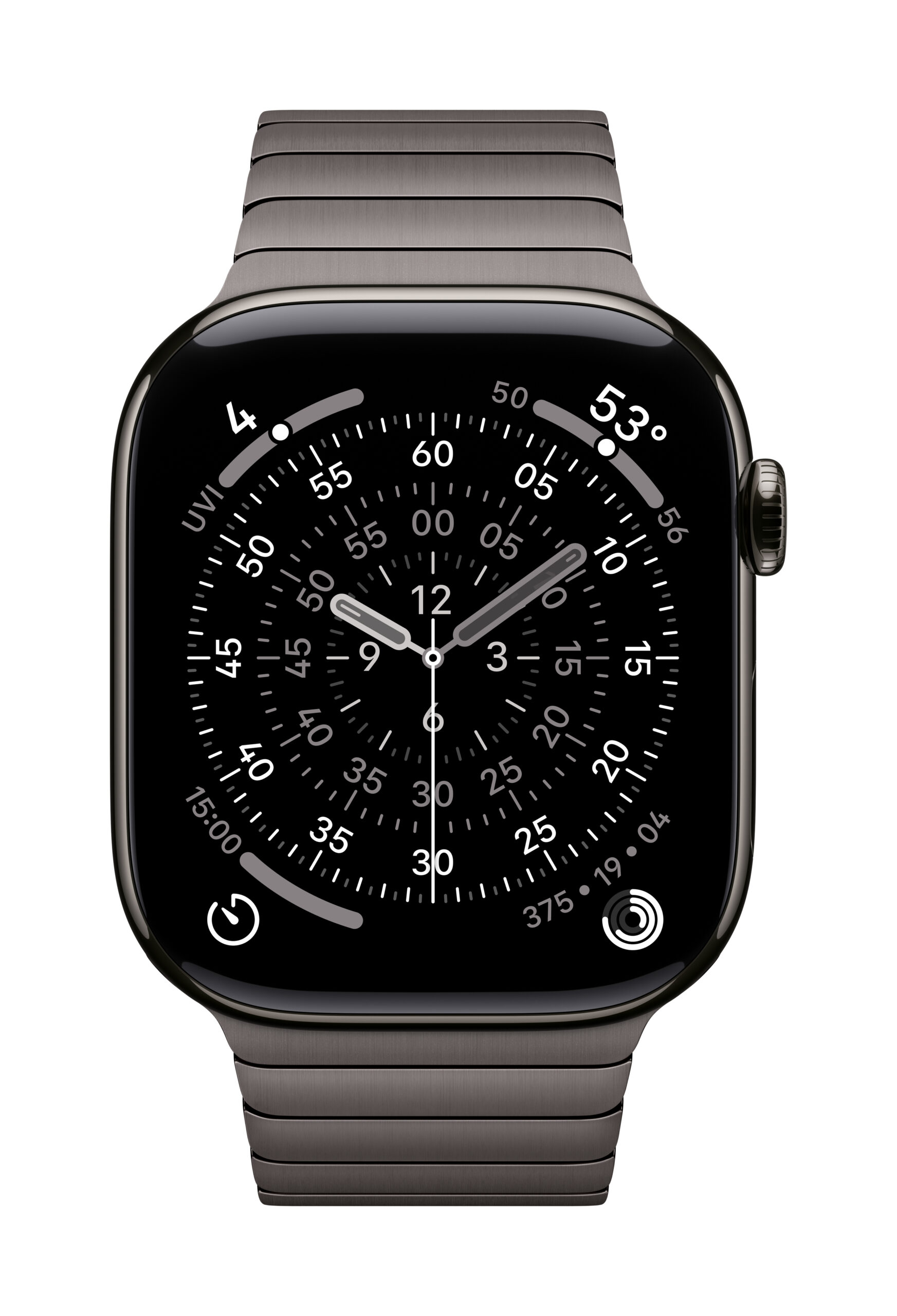 AW BAND 46MM LINK BRACELET SLATE "MXMK3ZM/A"