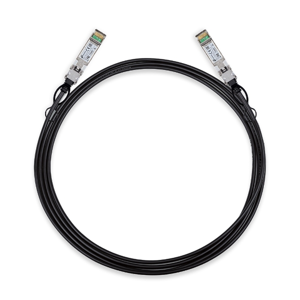Cablu TP-Link " TL-SM5220-3M " 3 Metri 10G SFP+ Direct Attach, 10G SFP+ conector la ambele capete "SM5220-3M" (include timbru verde 0.25 lei)