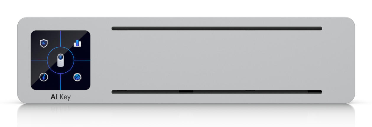 Ubiquiti AI-KEY Edge AI appliance that enhances any UniFi Protect deployment with proactive, AI-driven threat detection and alerting, capable of analyzing up to 1,800 smart detection events per hour "AI-KEY" (timbru verde 2 lei)