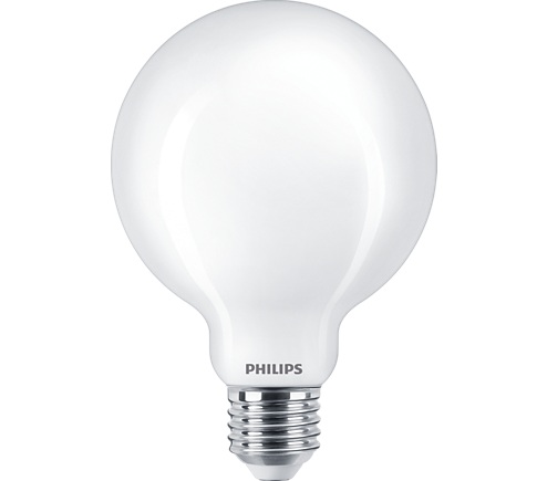 BEC LED Philips, soclu E27, putere 7W, forma sferic, lumina alb calda, alimentare 220 - 240 V, "000008718699764692" (timbru verde 0.45 lei)