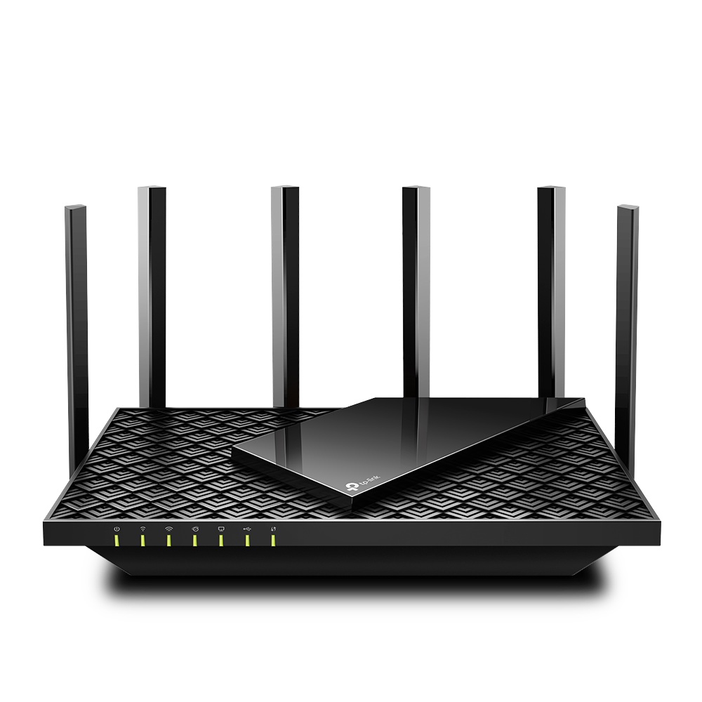ROUTER TP-LINK wireless AX5400, 5400Mbps,1 x WAN Gigabit, 4 porturi Gigabit,1 x USB 3.0, 2.4 Ghz/5 Ghz dual band, 6 antene externe, WI-FI 6 "Archer AX72" (timbru verde 2 lei)