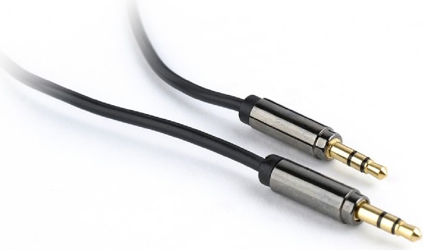 CABLU audio GEMBIRD stereo (3.5 mm jack T/T), 1.8m, conectori auriti, black "CCAP-444-6" (timbru verde 0.08 lei)