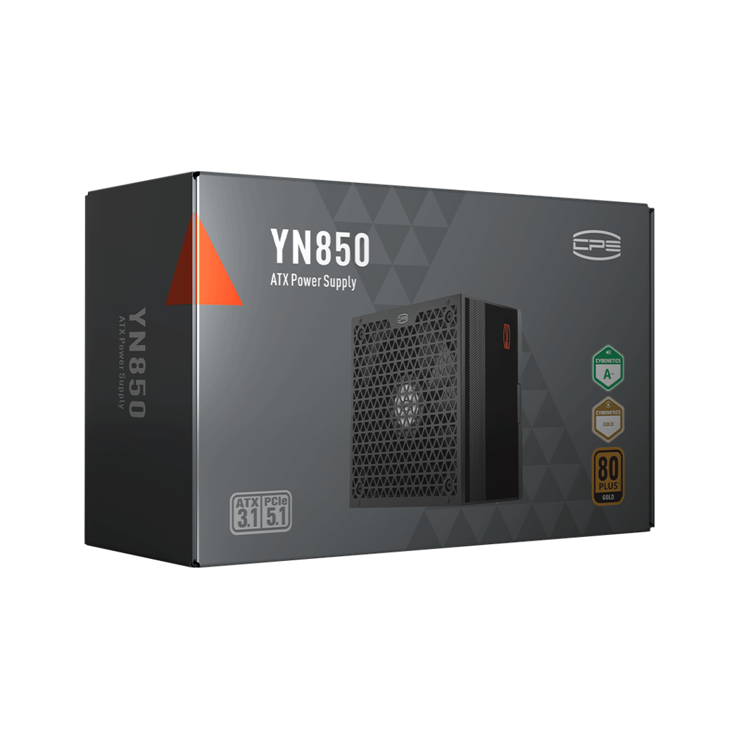 Sursa PCCooler "YN850", 850W, certificare 80 Plus Gold, modular, fan 135mm, negru, "P5-YN850-G1F" (timbru verde 2 lei)