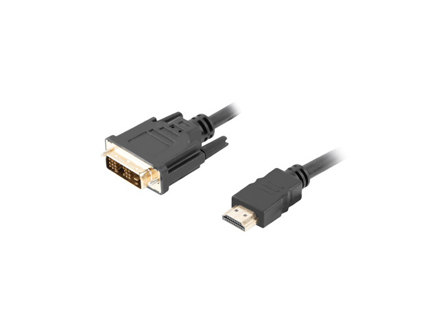 Cablu Lamberg HDMI(M) DVI-D(M)(18+1) ng "CA-HDDV-10CC-0018-BK" (timbru verde 0.8 lei)