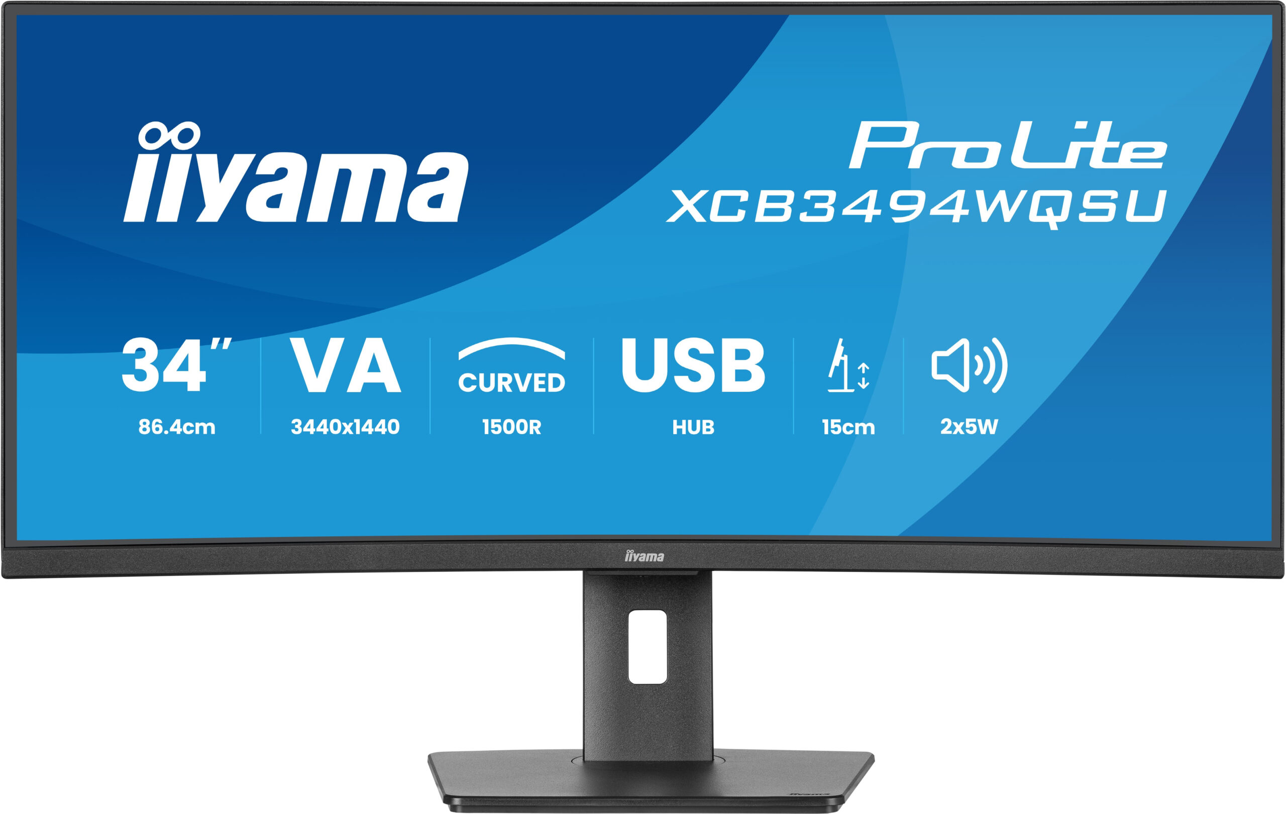 Monitoare LED iiyama XCB3494WQSU-B1 "XCB3494WQSU-B1" - imagine 3