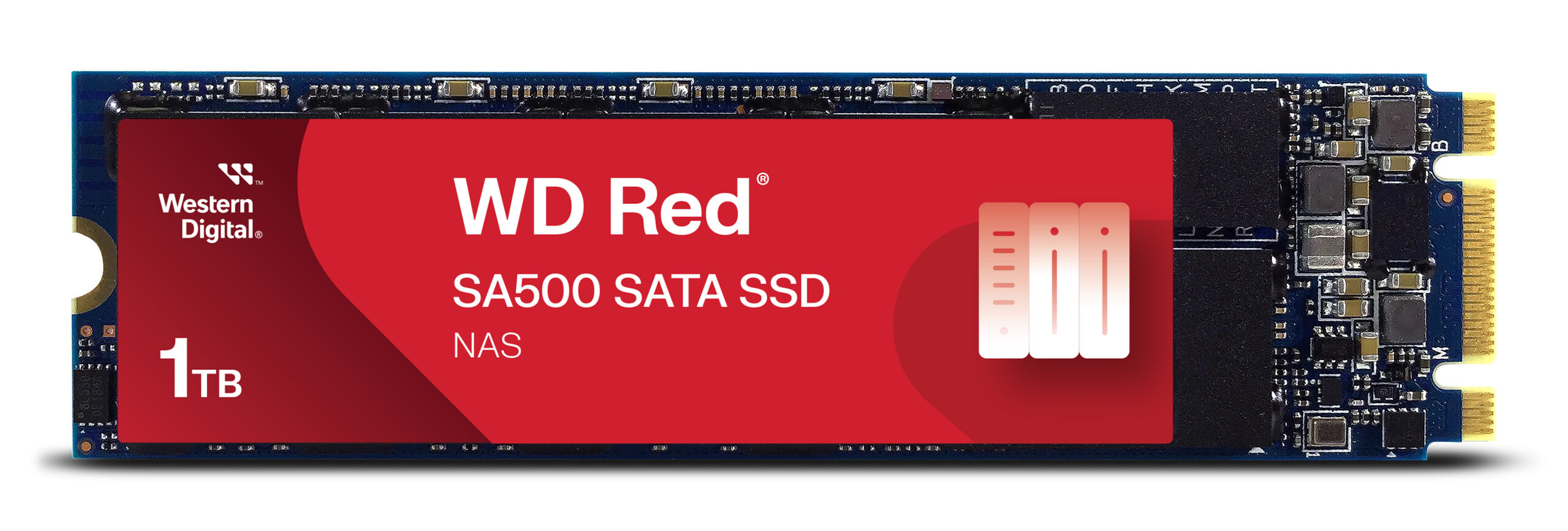 WD Red SSD SA500 NAS 1TB SATA III 6Gb/s M.2 2280 "WDS100T1R0B-68A4Z0"