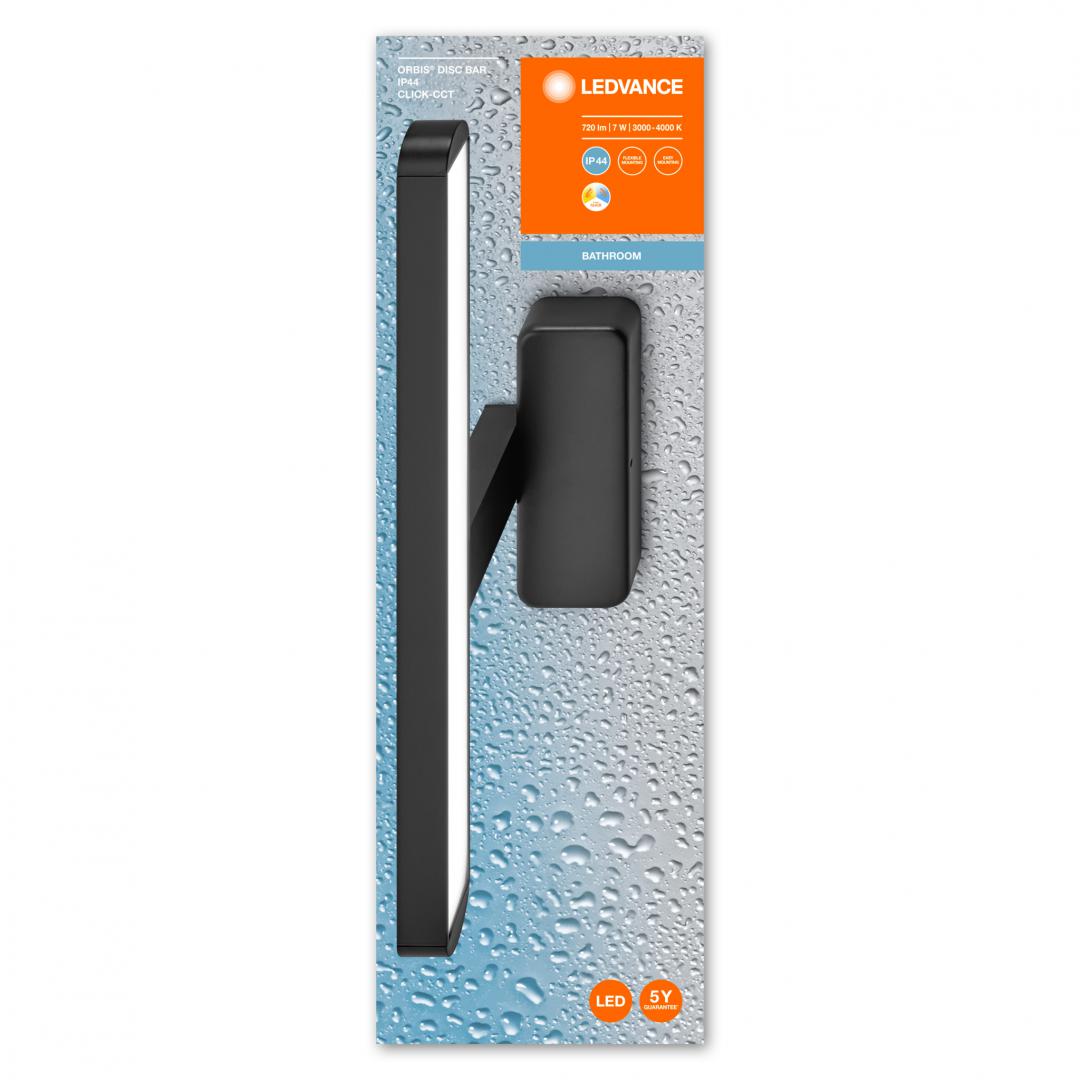 CORPURI de ILUMINAT Osram ORBIS DISC BAR 40CM CLICKCCT IP44BKLEDV "000004099854096075" (timbru verde 0.8 lei)