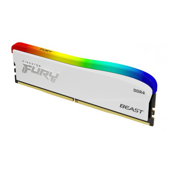 Memorie DDR Kingston DDR4 8GB frecventa 3600 MHz, 1 modul, radiator, iluminare RGB, latenta CL18, "KF436C17BWA/8"
