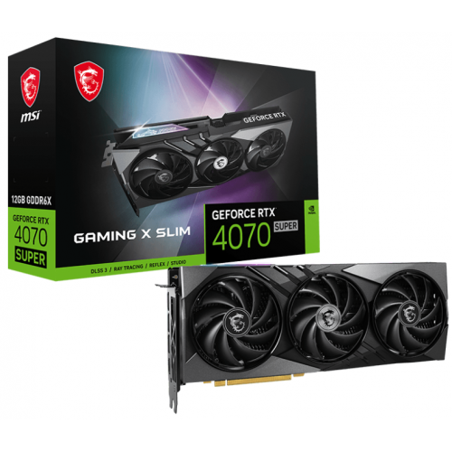 PLACI VIDEO MSI MSI GeForce RTX 4070 Ti GAMING X SLIM 12G 3xDP 1.4 1xHDMI 2.1 "GEFORCE RTX 4070 TI GAMING X SLIM 12G"